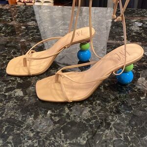 I.N.C Tricolored Ball Heel